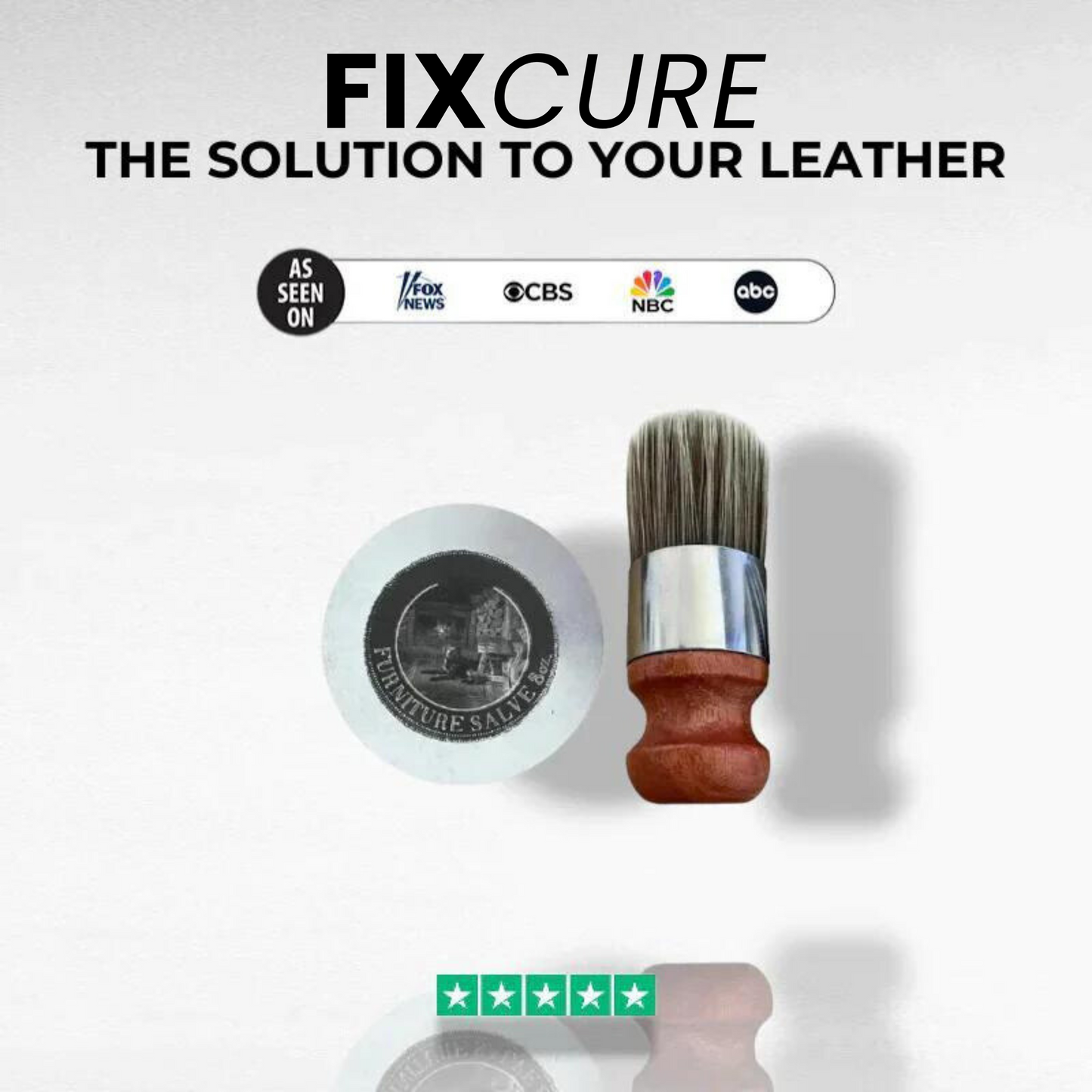 Leather Repair Cream with Free Brushes